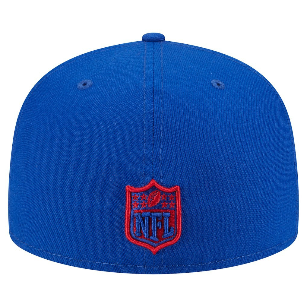 New York Giants New Era Oversized 59FIFTY Fitted Hat - Royal - NFL