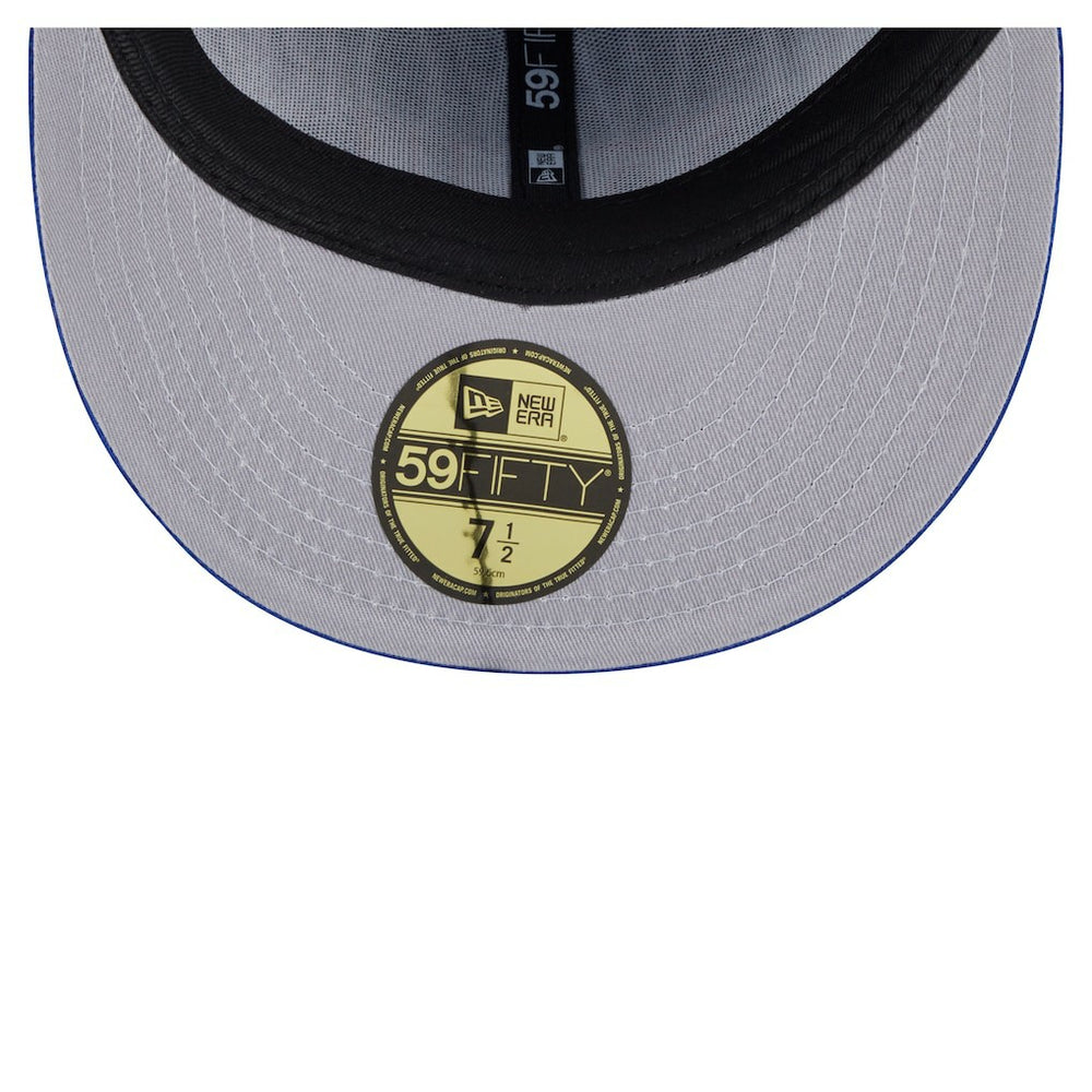 New York Giants New Era Oversized 59FIFTY Fitted Hat - Royal - NFL