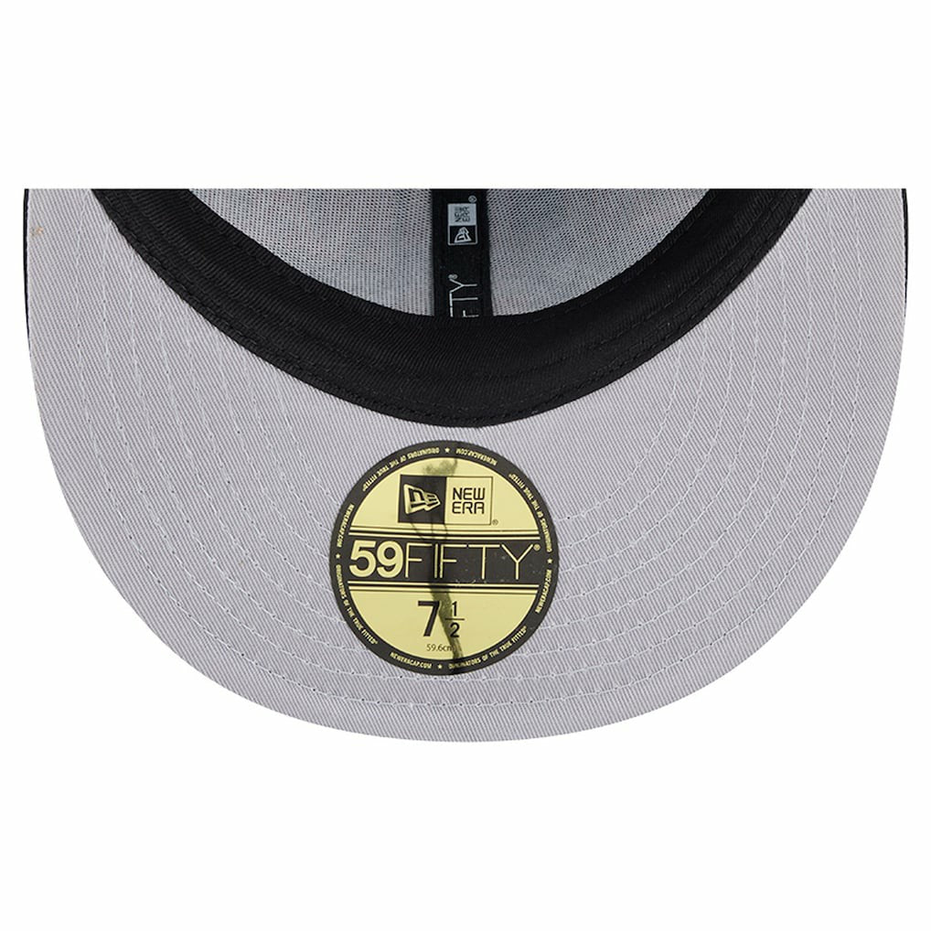 Cincinnati Bengals New Era Head Oversized 59FIFTY Fitted Hat - Black - NFL