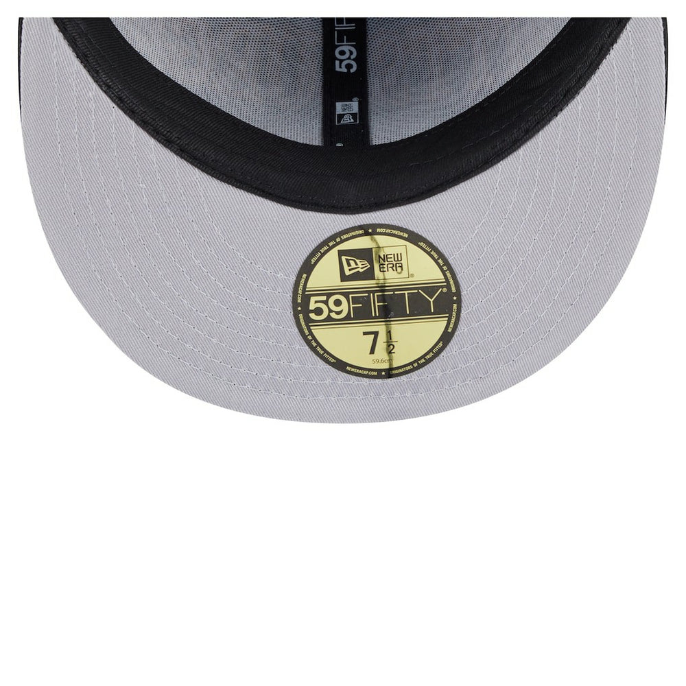 Pittsburgh Steelers New Era Oversized 59FIFTY Fitted Hat - Black - NFL