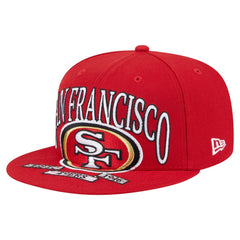 San Francisco 49ers New Era Oversized 59FIFTY Fitted Hat - Scarlet - NFL