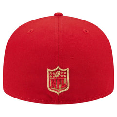 San Francisco 49ers New Era Oversized 59FIFTY Fitted Hat - Scarlet - NFL