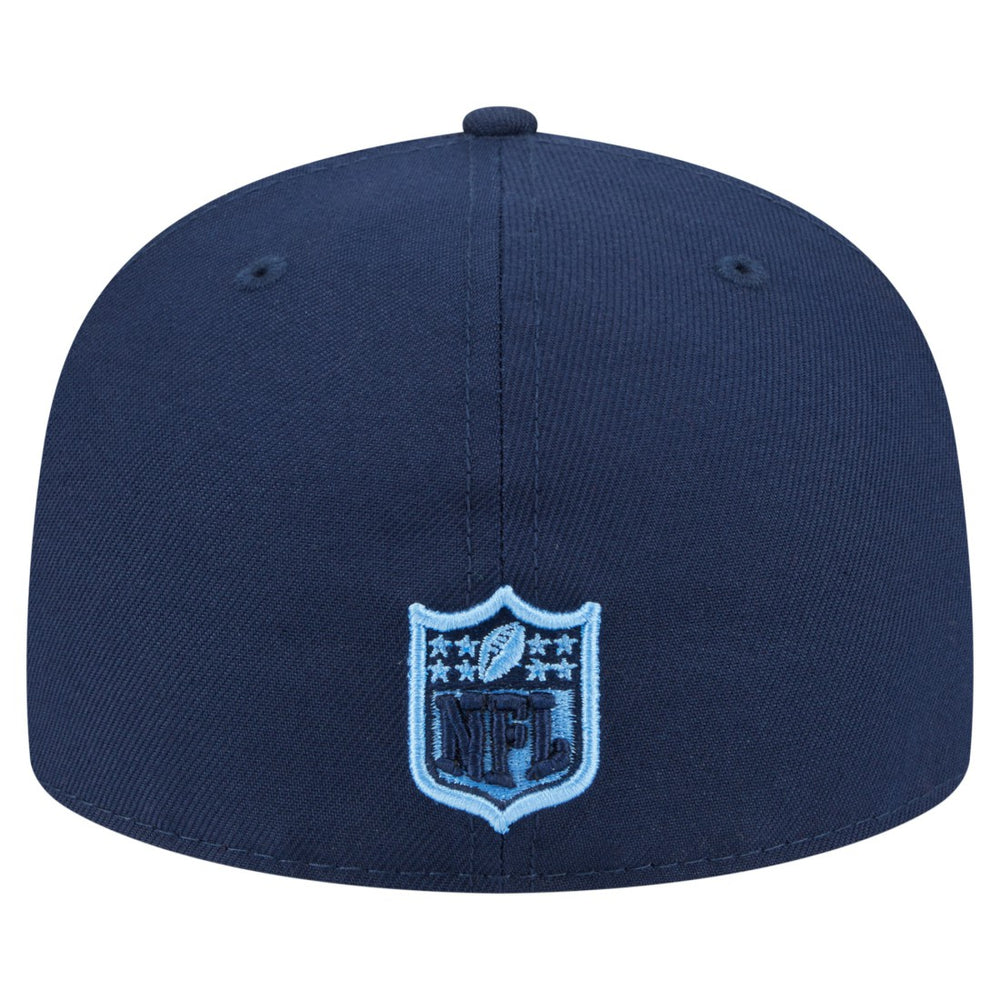 Tennessee Titans New Era Oversized 59FIFTY Fitted Hat - Navy - NFL