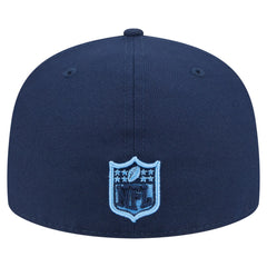 Tennessee Titans New Era Oversized 59FIFTY Fitted Hat - Navy - NFL