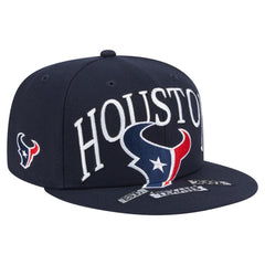 Houston Texans New Era Oversized 59FIFTY Fitted Hat - Navy - NFL