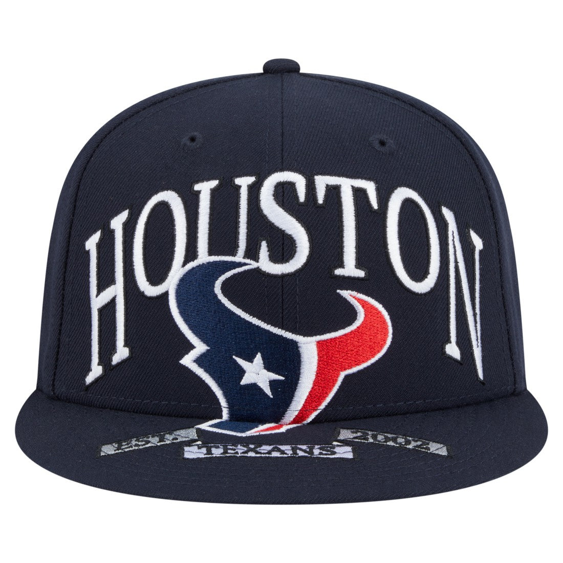 Houston Texans New Era Oversized 59FIFTY Fitted Hat - Navy - NFL