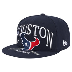 Houston Texans New Era Oversized 59FIFTY Fitted Hat - Navy - NFL