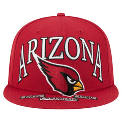 Arizona Cardinals New Era Oversized 59FIFTY Fitted Hat - Cardinal - NFL