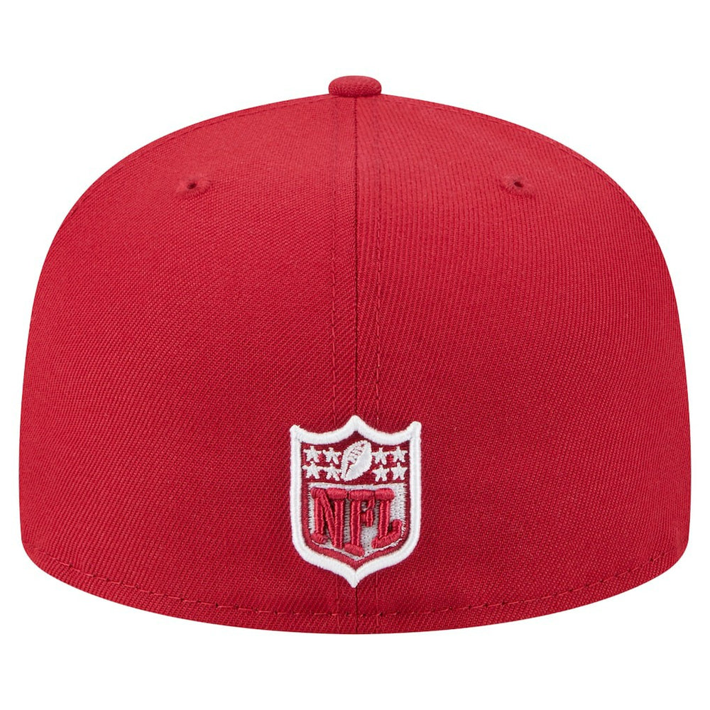 Arizona Cardinals New Era Oversized 59FIFTY Fitted Hat - Cardinal - NFL
