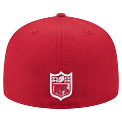 Arizona Cardinals New Era Oversized 59FIFTY Fitted Hat - Cardinal - NFL
