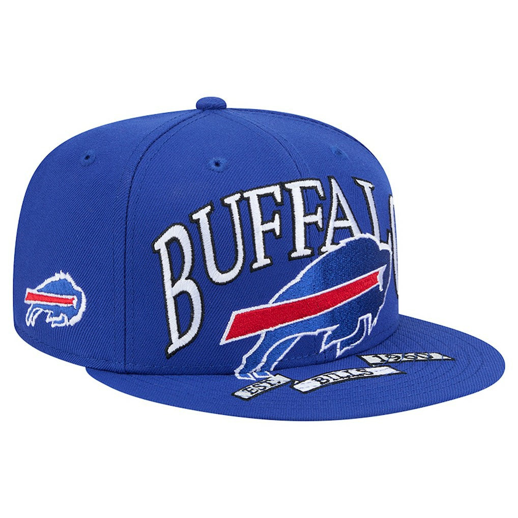 Buffalo Bills New Era Oversized 59FIFTY Fitted Hat - Royal - NFL
