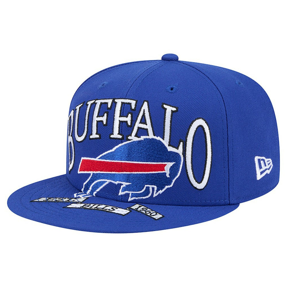 Buffalo Bills New Era Oversized 59FIFTY Fitted Hat - Royal - NFL