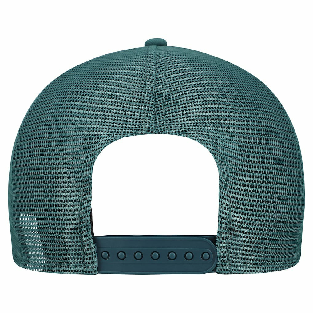 Philadelphia Eagles New Era Cork Split Panel 9FIFTY Trucker Snapback Hat - Gray/Midnight Green - NFL