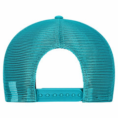 Miami Dolphins New Era Cork Split Panel 9FIFTY Trucker Snapback Hat - Gray/Aqua - NFL