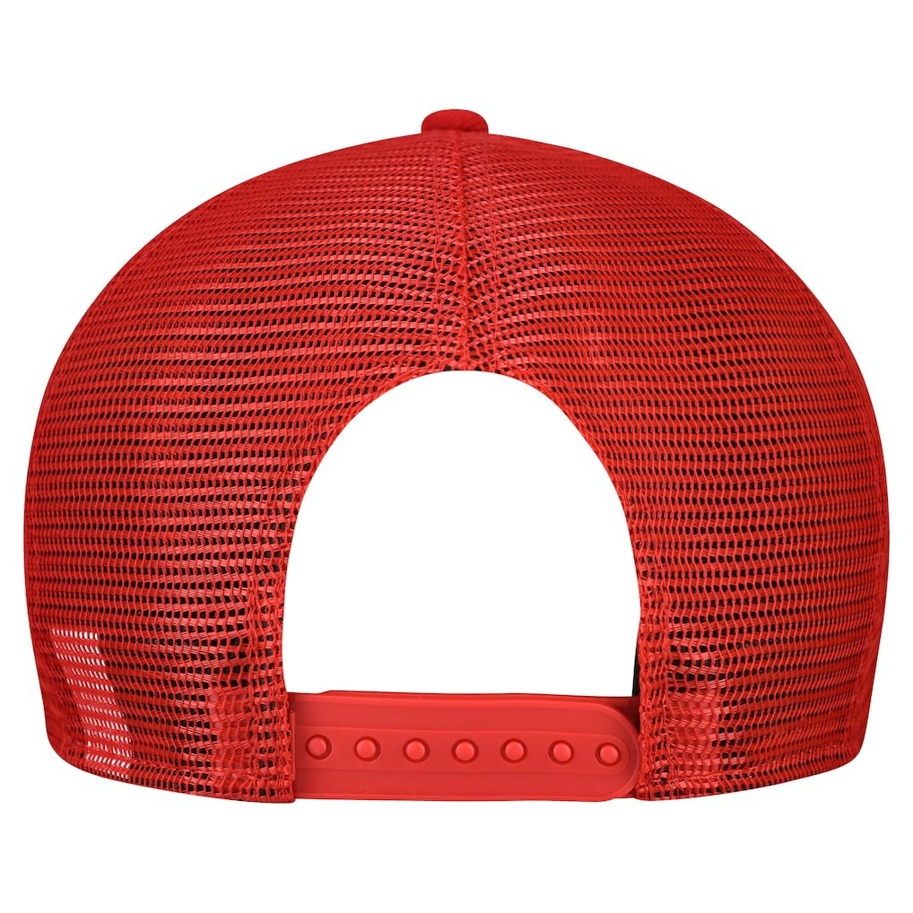 San Francisco 49ers New Era Cork Split Panel 9FIFTY Trucker Snapback Hat - Gray/Scarlet - NFL