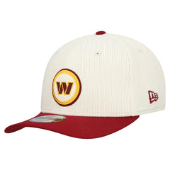 Washington Commanders New Era Loyal Corduroy 9SEVENTY Adjustable Hat - Stone - NFL