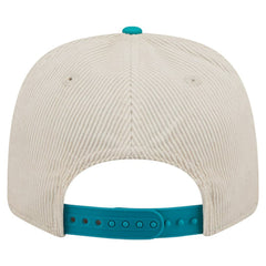 Miami Dolphins New Era Loyal Corduroy 9SEVENTY Adjustable Hat - Stone - NFL