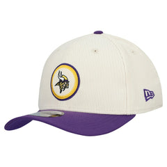 Minnesota Vikings New Era Loyal Corduroy 9SEVENTY Adjustable Hat - Stone - NFL
