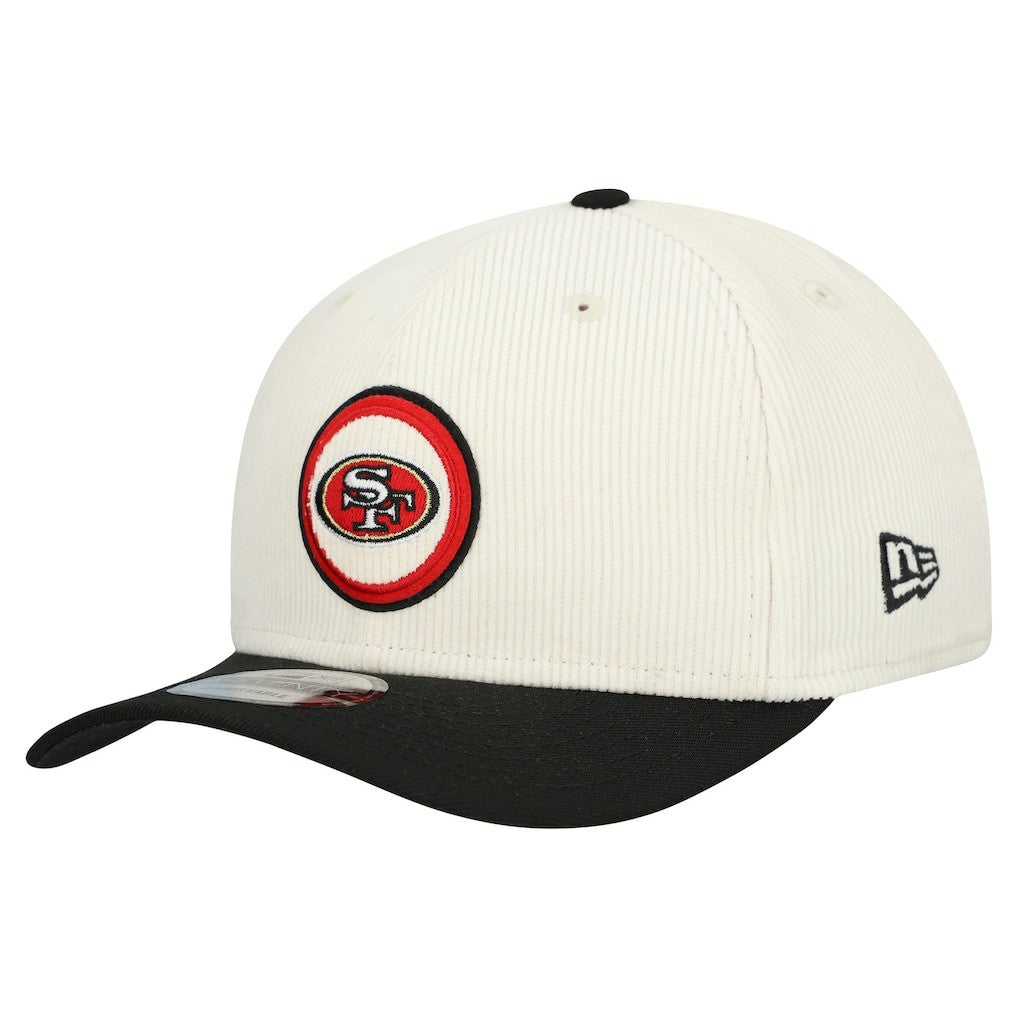 San Francisco 49ers New Era Loyal Corduroy 9SEVENTY Adjustable Hat - Stone - NFL