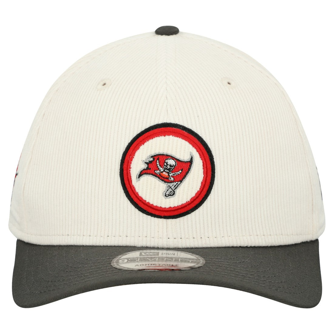 Tampa Bay Buccaneers New Era Loyal Corduroy 9SEVENTY Adjustable Hat - Stone - NFL