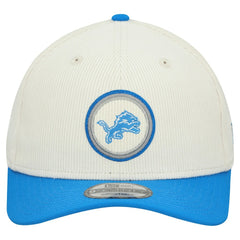 Detroit Lions New Era Loyal Corduroy 9SEVENTY Adjustable Hat - Stone - NFL