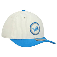 Detroit Lions New Era Loyal Corduroy 9SEVENTY Adjustable Hat - Stone - NFL