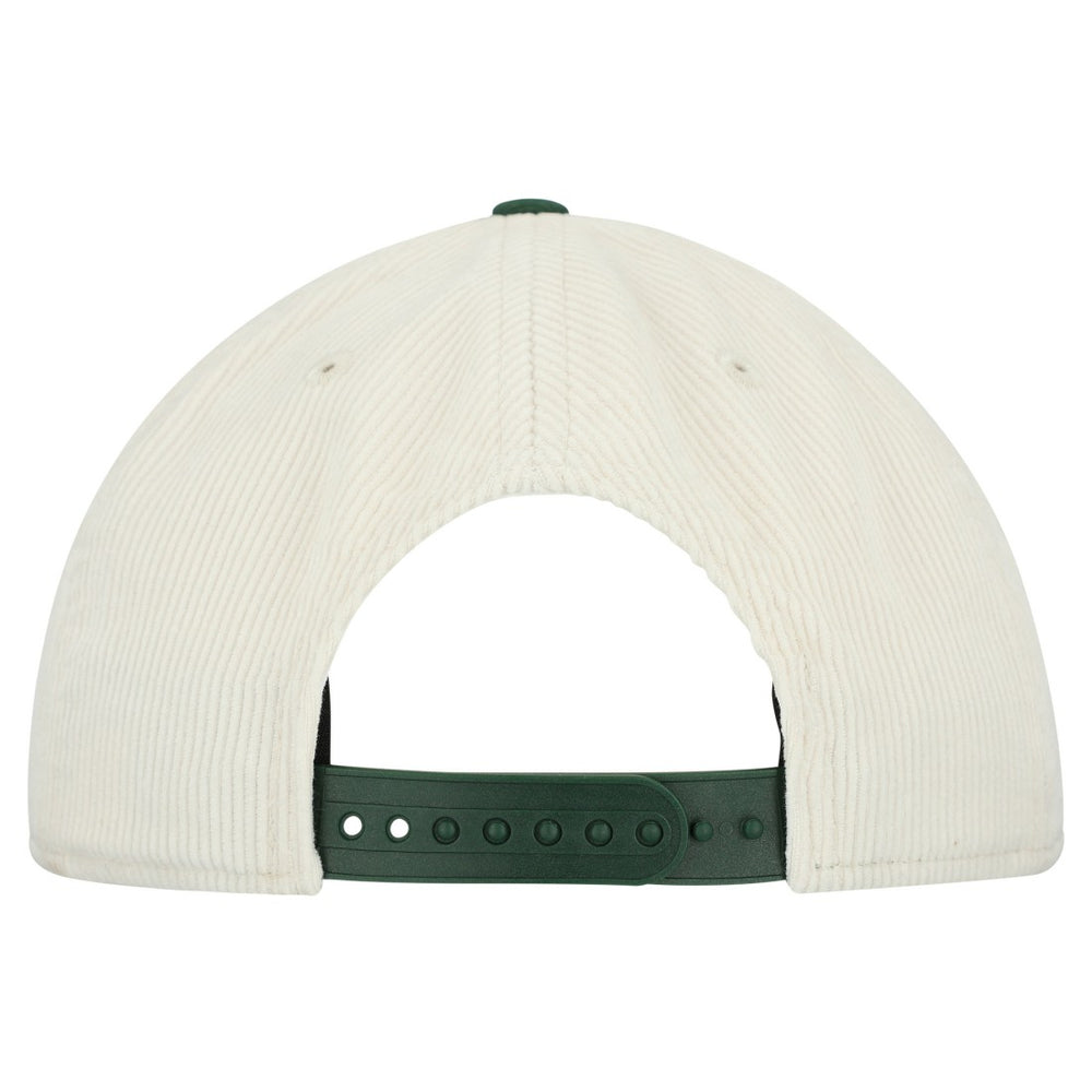 Green Bay Packers New Era Loyal Corduroy 9SEVENTY Adjustable Hat - Stone - NFL