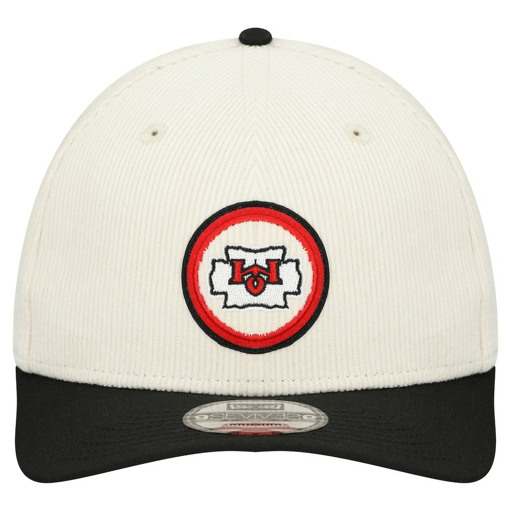 Kansas City Chiefs New Era Loyal Corduroy 9SEVENTY Adjustable Hat - Stone - NFL