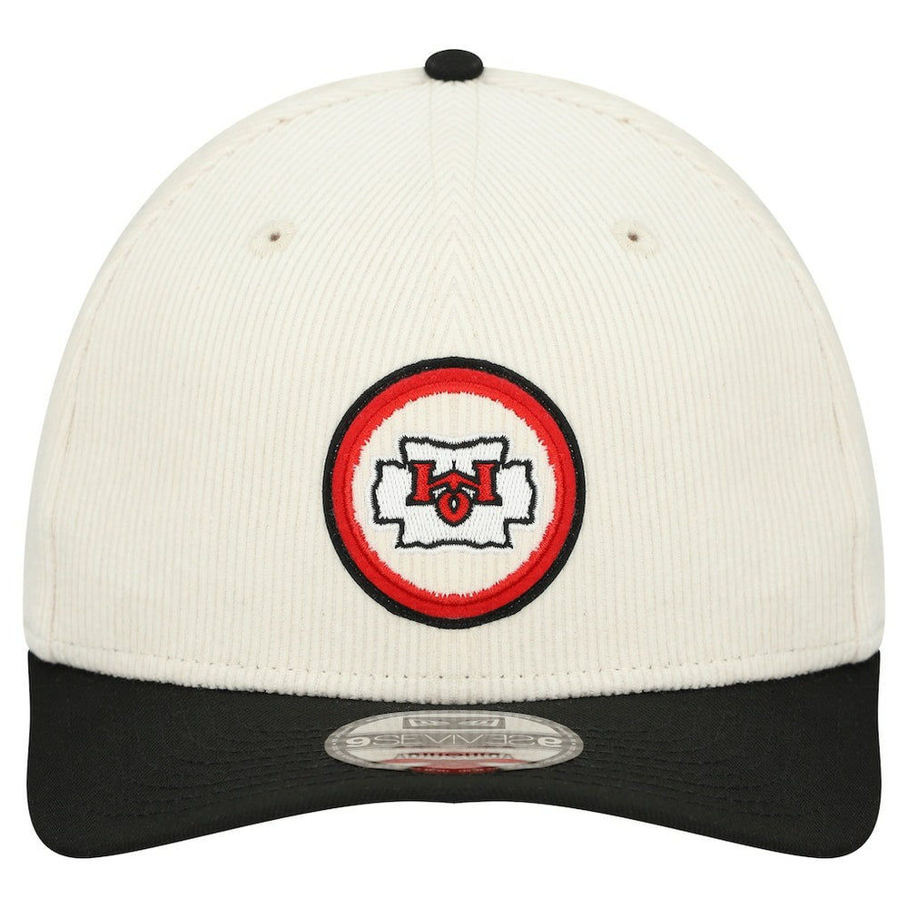 Kansas City Chiefs New Era Loyal Corduroy 9SEVENTY Adjustable Hat - Stone - NFL