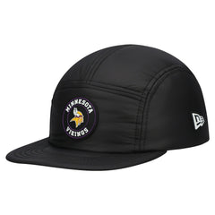 Minnesota Vikings New Era Quilted Camper Adjustable Hat - Black - NFL