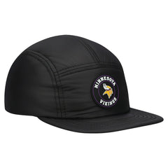 Minnesota Vikings New Era Quilted Camper Adjustable Hat - Black - NFL