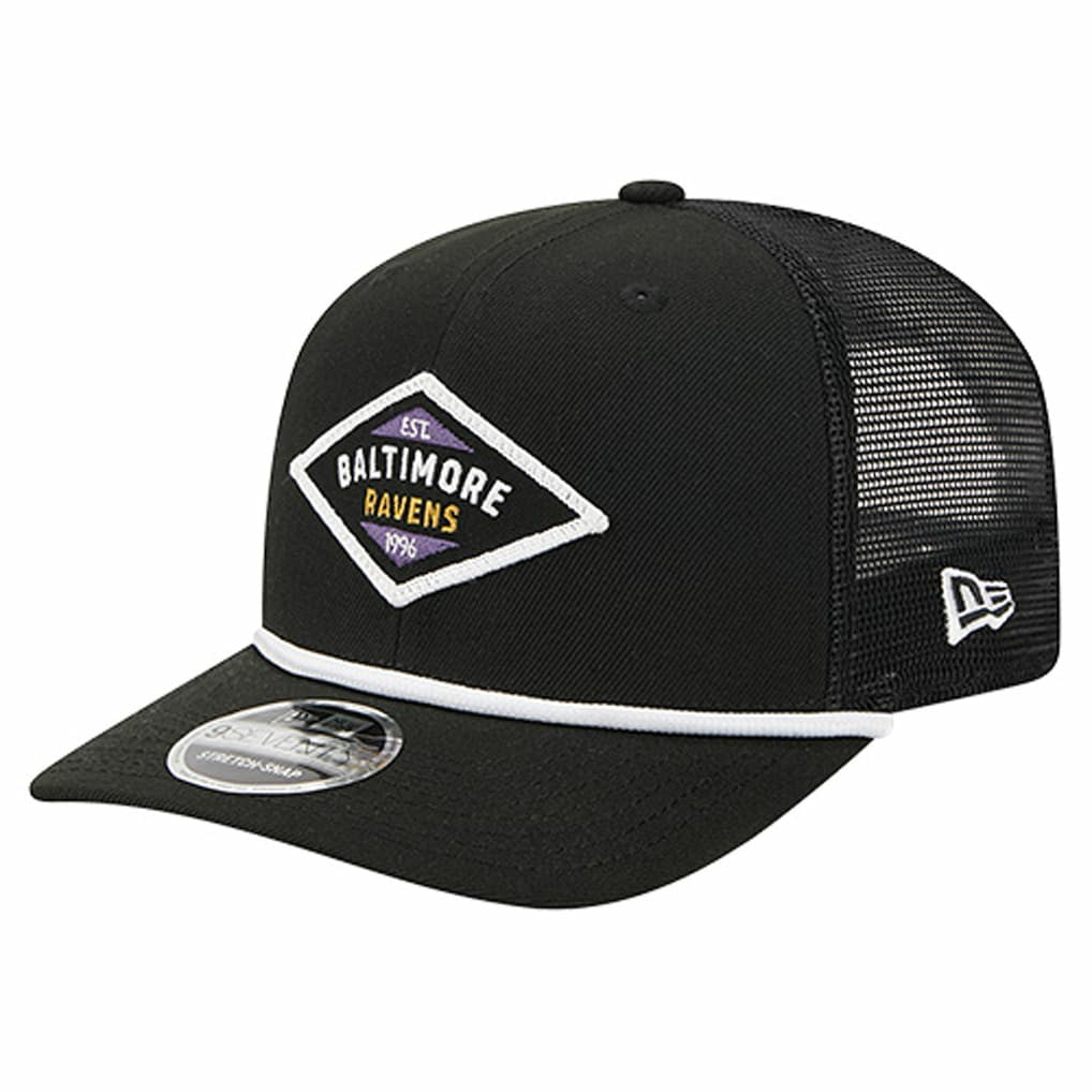 Baltimore Ravens New Era Team 9SEVENTY Adjustable Hat - Black - NFL