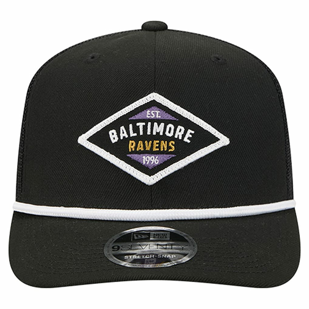 Baltimore Ravens New Era Team 9SEVENTY Adjustable Hat - Black - NFL