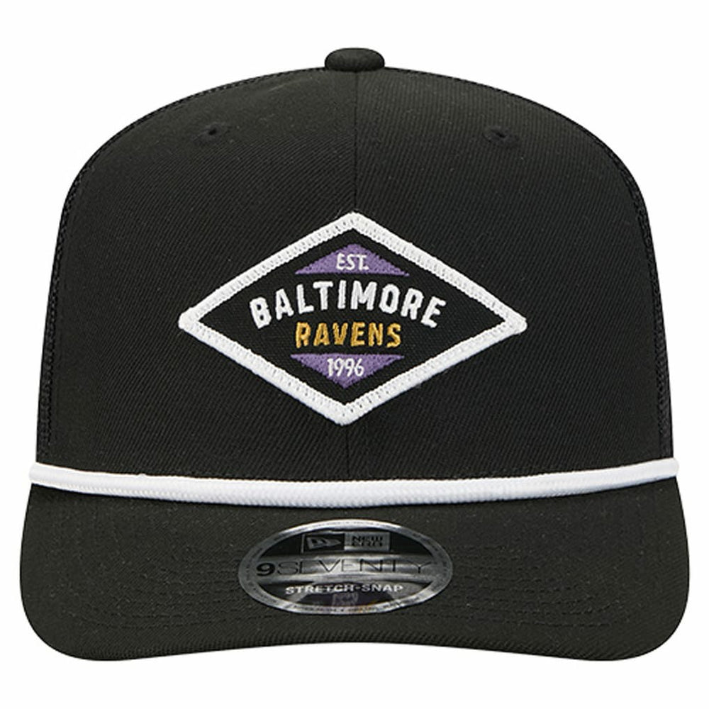 Baltimore Ravens New Era Team 9SEVENTY Adjustable Hat - Black - NFL