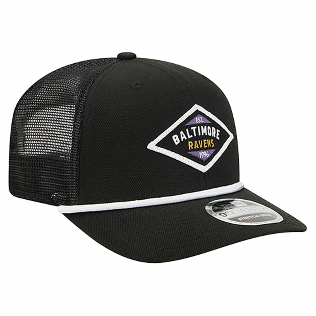 Baltimore Ravens New Era Team 9SEVENTY Adjustable Hat - Black - NFL