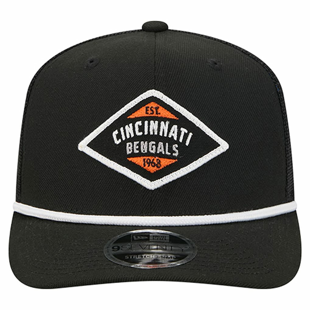 Cincinnati Bengals New Era Team 9SEVENTY Adjustable Hat - Black - NFL