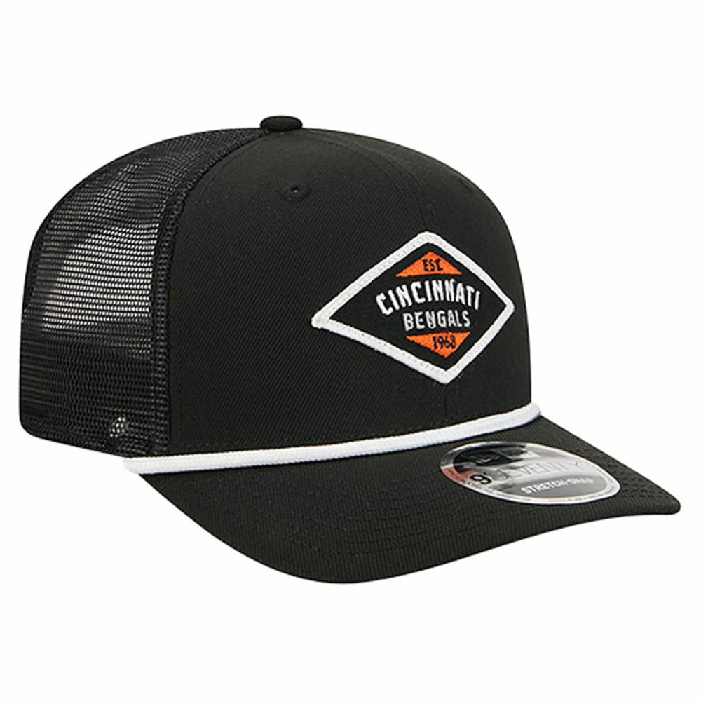Cincinnati Bengals New Era Team 9SEVENTY Adjustable Hat - Black - NFL