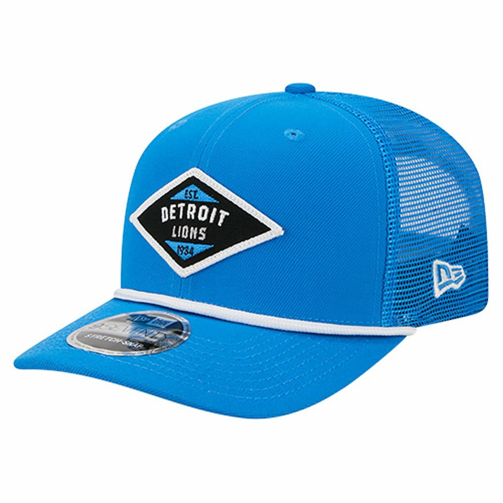 Detroit Lions New Era Team 9SEVENTY Adjustable Hat - Blue - NFL