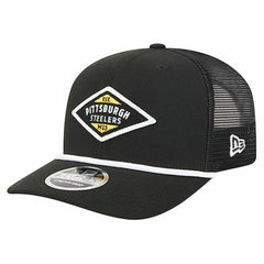 Pittsburgh Steelers New Era Team 9SEVENTY Adjustable Hat - Black - NFL