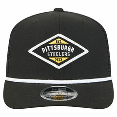 Pittsburgh Steelers New Era Team 9SEVENTY Adjustable Hat - Black - NFL
