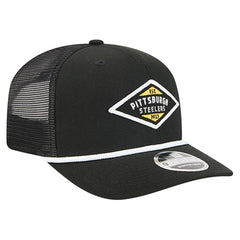Pittsburgh Steelers New Era Team 9SEVENTY Adjustable Hat - Black - NFL