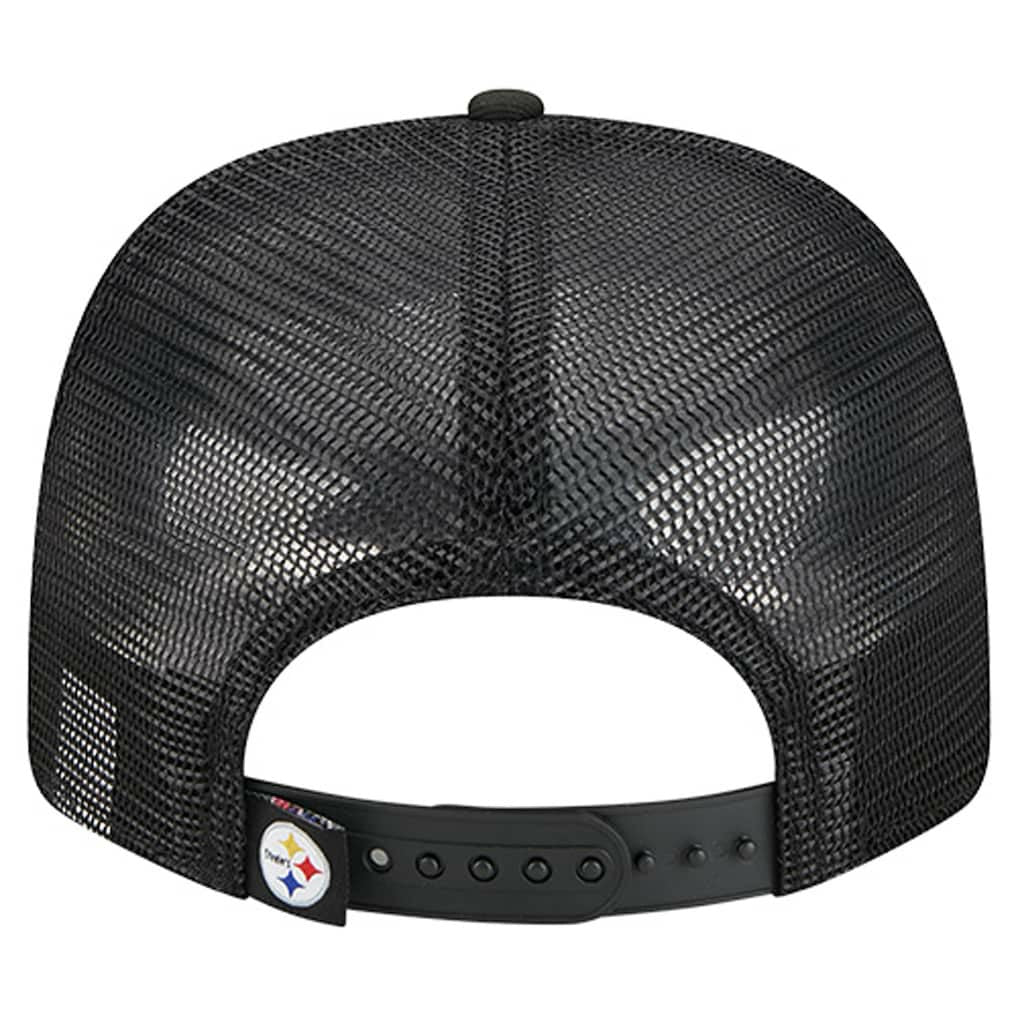 Pittsburgh Steelers New Era Team 9SEVENTY Adjustable Hat - Black - NFL