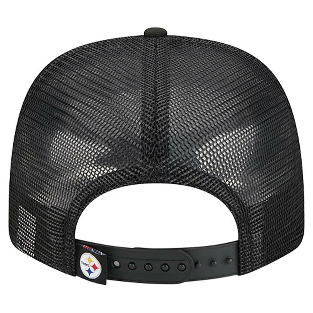 Pittsburgh Steelers New Era Team 9SEVENTY Adjustable Hat - Black - NFL