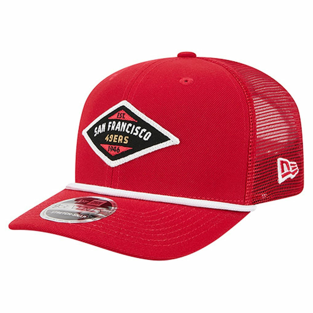San Francisco 49ers New Era Team 9SEVENTY Adjustable Hat - Scarlet - NFL