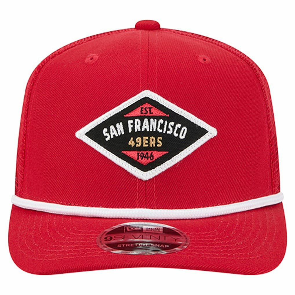 San Francisco 49ers New Era Team 9SEVENTY Adjustable Hat - Scarlet - NFL