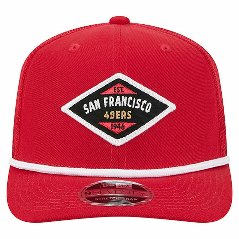 San Francisco 49ers New Era Team 9SEVENTY Adjustable Hat - Scarlet - NFL