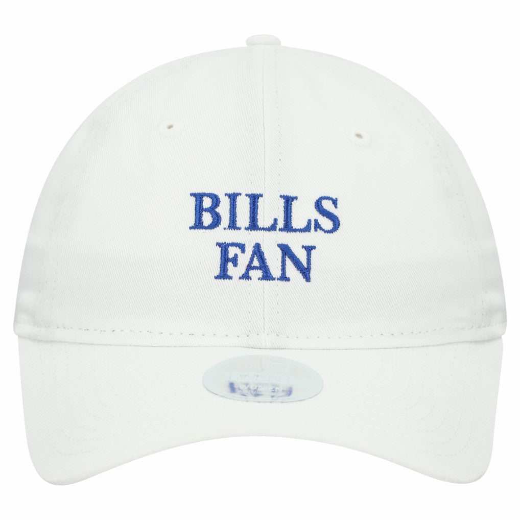 Buffalo Bills New Era Women's Team Fan 9TWENTY Adjustable Hat - White - NFL