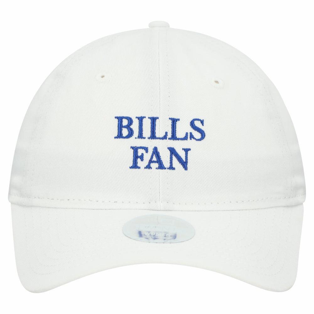 Buffalo Bills New Era Women's Team Fan 9TWENTY Adjustable Hat - White - NFL