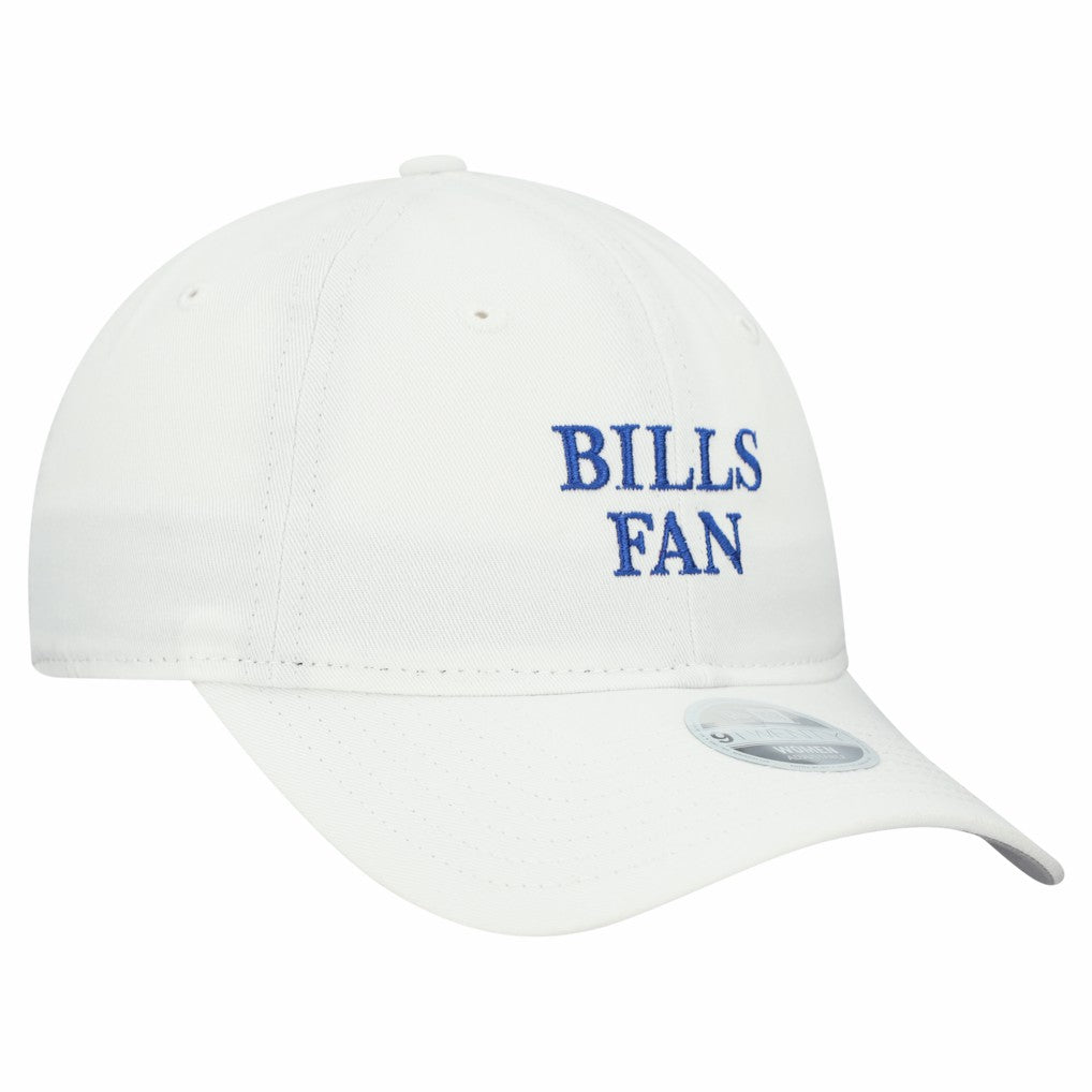 Buffalo Bills New Era Women's Team Fan 9TWENTY Adjustable Hat - White - NFL