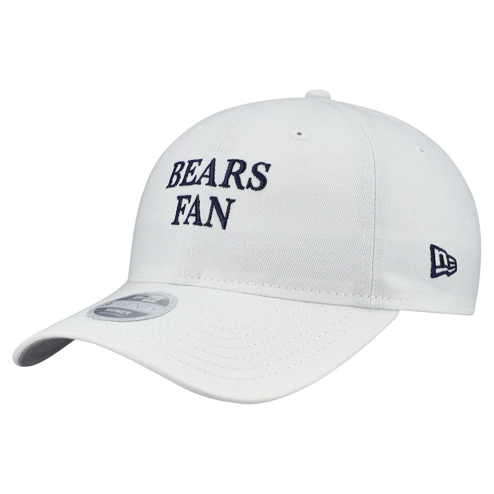 Chicago Bears New Era Women's Team Fan 9TWENTY Adjustable Hat - White - NFL